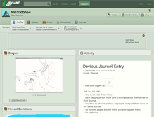 Tablet Screenshot of nin10doh64.deviantart.com