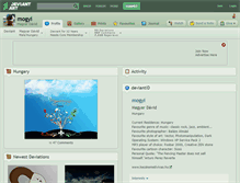 Tablet Screenshot of mogyi.deviantart.com
