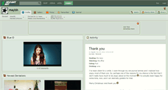 Desktop Screenshot of mayish.deviantart.com