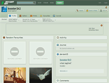 Tablet Screenshot of booster2k2.deviantart.com