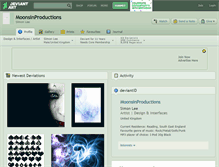 Tablet Screenshot of moonsinproductions.deviantart.com