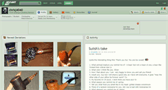 Desktop Screenshot of chrisj4040.deviantart.com