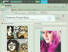 Tablet Screenshot of annabud.deviantart.com