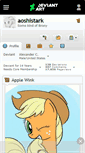 Mobile Screenshot of aoshistark.deviantart.com