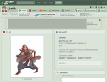 Tablet Screenshot of lineith.deviantart.com
