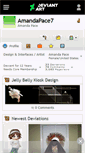 Mobile Screenshot of amandapace7.deviantart.com