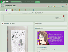 Tablet Screenshot of nekomimichan.deviantart.com