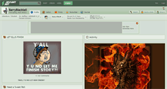 Desktop Screenshot of barryblacktail.deviantart.com