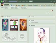 Tablet Screenshot of phirmost.deviantart.com
