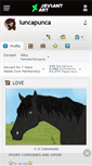 Mobile Screenshot of luncapunca.deviantart.com