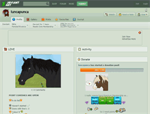 Tablet Screenshot of luncapunca.deviantart.com