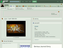 Tablet Screenshot of mcmz.deviantart.com
