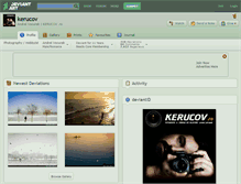 Tablet Screenshot of kerucov.deviantart.com