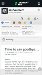 Mobile Screenshot of mj-saverem.deviantart.com