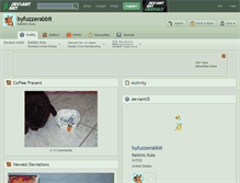 Tablet Screenshot of byfuzzerabbit.deviantart.com