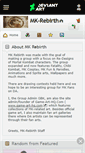 Mobile Screenshot of mk-rebirth.deviantart.com