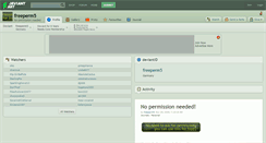 Desktop Screenshot of freeperm5.deviantart.com