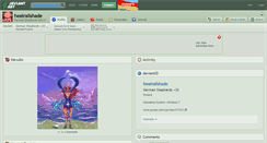Desktop Screenshot of heatrailshade.deviantart.com