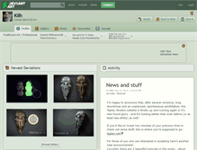 Tablet Screenshot of kilh.deviantart.com