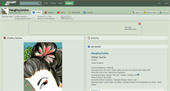 Desktop Screenshot of naughtygeisha.deviantart.com