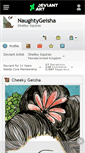 Mobile Screenshot of naughtygeisha.deviantart.com