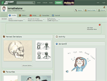 Tablet Screenshot of lornathatsme.deviantart.com
