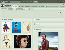 Tablet Screenshot of batfriend.deviantart.com