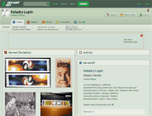 Tablet Screenshot of keladry-lupin.deviantart.com