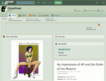 Tablet Screenshot of glindatrisstt.deviantart.com