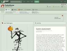 Tablet Screenshot of funkykitsune.deviantart.com