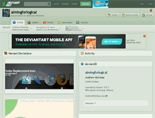 Tablet Screenshot of aimingforlogical.deviantart.com