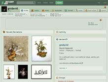 Tablet Screenshot of gmdawid.deviantart.com