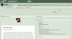 Desktop Screenshot of ninjabo.deviantart.com