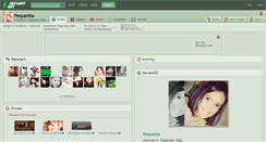 Desktop Screenshot of pequetita.deviantart.com