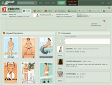 Tablet Screenshot of eddiechin.deviantart.com