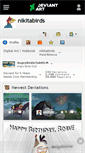Mobile Screenshot of nikitabirds.deviantart.com