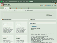 Tablet Screenshot of javie1786.deviantart.com