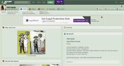 Desktop Screenshot of micropop.deviantart.com