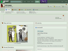 Tablet Screenshot of micropop.deviantart.com