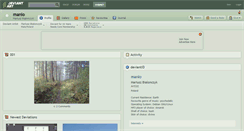 Desktop Screenshot of manio.deviantart.com