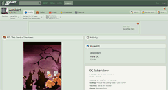 Desktop Screenshot of aomidori.deviantart.com