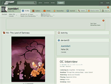 Tablet Screenshot of aomidori.deviantart.com