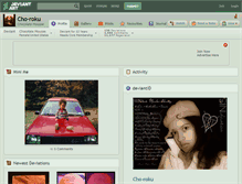 Tablet Screenshot of cho-roku.deviantart.com