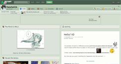 Desktop Screenshot of francheli26.deviantart.com