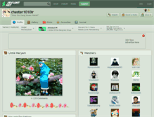 Tablet Screenshot of chester1010ir.deviantart.com