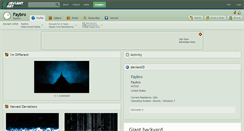 Desktop Screenshot of faybro.deviantart.com