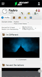 Mobile Screenshot of faybro.deviantart.com