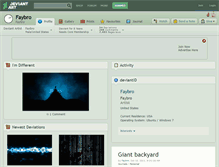 Tablet Screenshot of faybro.deviantart.com