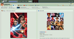 Desktop Screenshot of eddieholly.deviantart.com