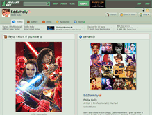 Tablet Screenshot of eddieholly.deviantart.com